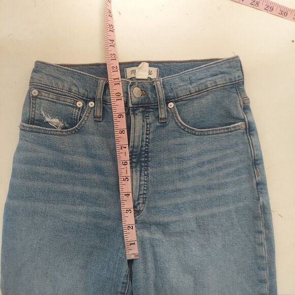 Madewell The Perfect Vintage Straight Crop Jean Sz 27 - Picture 8 of 11